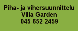 Piha- ja Vihersuunnittelu Villa Garden logo